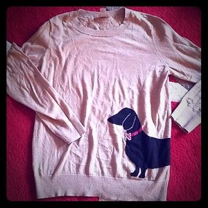 Loft Womens pullover dog sweater